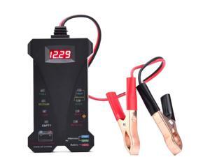 Car Battery Tester 12V Digital Battery Tester Voltmeter And Alternator Charging System Analyzer Test Battery Condition & Alternator Charging With LCD Display And LED Indication