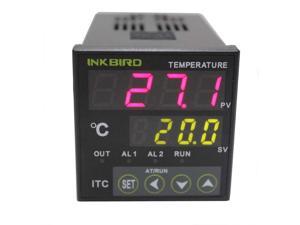Inkbird ITC-100RH 110V - 240V Digital PID Temperature Controller Heating/ Cooling Relay Output Control