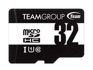 Team 32GB UHS-I / U1 Class 10 MicroSDHC Memory Card with Adapter, Speed Up to 100MB/s (TUSDH32GCL10U03)