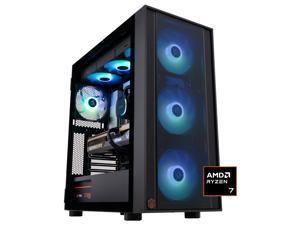 ABS Eurus Ruby Gaming Desktop with AMD Octa Core Ryzen 7 9800X3D / 32GB RAM / 2TB SSD / Windows 11 / 16GB Nvidia GeForce RTX 5080 Video (Black)