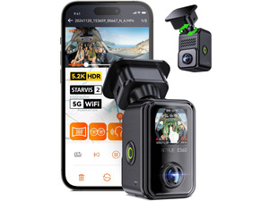 Vantrue E360 5.2K Panoramic Dash Cam