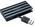 Rosewill 4-Port Slim USB 3.0 Mini Hub, with Built-in 2" Cable, Compatible with Windows & macOS, Portable Pocket Size Travel Accessory - RHB-320B - image 1