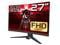 ASRock Phantom PG27F15RS1A 27" FHD 1920 x 1080 240 Hz (144Hz and higher) Adaptive Sync Built-in Speakers Curved Gaming Monitor