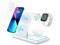 Wireless Charger, Corn 3 in 1 Wireless Charging Station, Fast Wireless Charger Stand for iPhone 14/13/12/11/Pro/Max/XS/XR/X/8/Plus, for Apple Watch 7/6/5/4/3/2/SE, for AirPods 3/2/Pro(White)