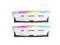 DDR4 RAM Gigastone White RGB Game PRO Desktop RAM 16GB (2x8GB) DDR4 16GB DDR4-3200MHz PC4-25600 CL16 1.35V 288 Pin Unbuffered Non ECC UDIMM for PC Gaming Desktop Memory Module (Desktop ONLY)