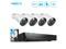 REOLINK 8CH 12MP PoE Security System, 4pcs H.265 12MP Bullet Cameras Wired, Person/Vehicle/Pet Detection 2-Way Talk Spotlights Color Night Vision, 8CH NVR with 4TB HDD, RLK8-1200B4-A 4