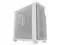 Super Flower Zillion Direct ATX Mid Tower Case, Patent Slope For Direct Airflow To GPU, All Mesh Panel Design for High Airflow Performance, USB 3.0 & Type-C, White, Steel