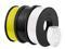 3 Packs of 1.75 mm Consumables for PLA 3D Printers for 3D Printers, Dimensional Accuracy +/- 0.03 mm, 2 KG Spools,(White + black + yellow-3 pieces)
