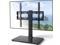 Universal Swivel TV Stand/Base for 32-60 inch LCD LED TVs - Height Adjustable Mount with Tempered Glass Base - VESA 400x400mm - Supports up to 88lbs