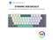 Machenike K500-B61W 60% Wireless Mechanical Gaming Keyboard, 61 Keys Ultra-Compact Hot Swappable Linear Red Switch, Dynamic RGB Backlit, Anti-Ghosting, Double-Shot PBT Keycaps, Win/Mac, White