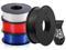 4 Pack PLA PRO(PLA+) Filament 1.75mm 3D Printer Consumables,1kg Spool (2.2lbs)x4, PLA+ Dimensional Accuracy +/- 0.02mm, Fit Most FDM Printer(black+blue+red+white - 4 Pack)