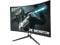 CRUA 27" Curved Gaming Monitor, QHD(2560x1440P)2K 144HZ 1800R 99%sRGB Professional Color Gamut Computer Monitor 2msGTG with FreeSync 3 Sides Frameless Low Blue Light Mountable( HDMI DP ) - Black