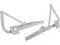 Ecotric Replacement Attic Ladder Hinge Arms Compatible with 2010-UP Werner Mk 5, WU2210, W2208, W2210 Thick Zinc Attic Ladders Spreader- Pair