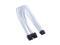 X-Enlazar Superior 600W PCIe 5.0 (Gen 5.0) 12VHPWR PSU Cable / White / Dual 6+2pin to 12+4pin Cable (7+8pin) / Mesh Paracord Sleeving