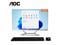 AOC All-in-One PC Business Desktop 23.8" FHD Screen AMD R3 3250U 512 GB SSD Processor up to 3.5GHz 16GB RAM  Windows 11 Home Wi-Fi 6 USB Dual Speakers Keyboard&Mouse Office Work Business