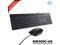 Dell KM300C Optical Wired Mouse Combo & Wired Keyboard USB Black US English Layout Durable for Home Use KB216+MS116