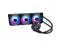 TCOMAS LA200 Black 360 ARGB Liquid CPU Cooler  Infinity Mirror Pump Head with Stunning Lighting Depth, Supports Intel LGA 1851/1700 & AMD AM5/AM4