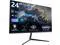 Sealan 24 inch FHD 1920x1080p Computer Gaming Monitor Built-in Speakers, 100Hz, 16:9 Aspect Ratio Ergonomic Tilt & VESA 75x75mm Compatible - Freesync, 1ms MPRT, Frameless 99% sRGB, HDR10, HDMI DP Port