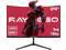 Raywego 24 Inch Curved Gaming Monitor 180Hz FHD 1080P, 3000R, 1ms MPRT, Frameless, FreeSync, Eye Care, DP&HDMI Ports, Wall Mountable(75x75mm), 250cd/m² , Brightness 99% sRGB, VA Panel, Black