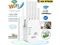 Idealforce 1200Mbps Dual Band WiFi Extender, 6-Antenna Wireless Signal Booster Repeater, 5GHz & 2.4GHz Home Outdoor WiFi Range Extender with US Plug, Covers up to 8500 sq.ft Idealforce 1200Mbps Dual Band WiFi Extender, 6-Antenna Wireless Signal Booster Repeater, 5GHz & 2.4GHz Home Outdoor WiFi Range Extender with US Plug, Covers up to 8500 sq.ft