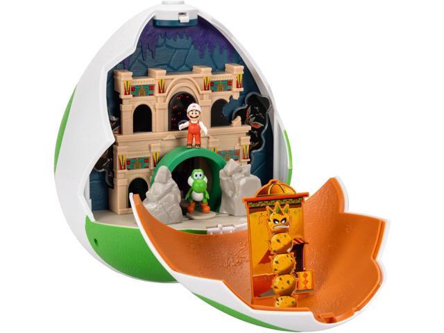 Super Mario Galaxy Movie - Yoshi Egg Playset with 1.5' Yoshi & Exclusive Fire Mario Figures