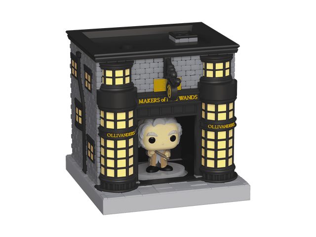 FUNKO Bitty POP! Town: Harry Potter - Garrick Ollivander and Ollivanders Wand Shop