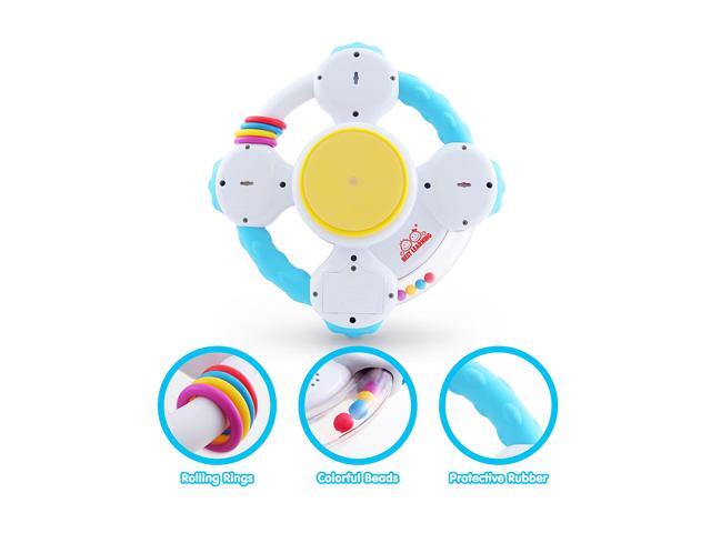 BEST LEARNING Sit and Spin Toys for Toddlers V Interactive Spin & Learn Steering Wheel for Kids Ages 1-3