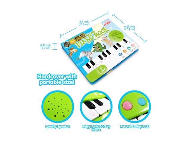 BEST LEARNING My First Piano Book Educational Keyboard for Toddlers & Kids Ages 3-5 Christmas Gift