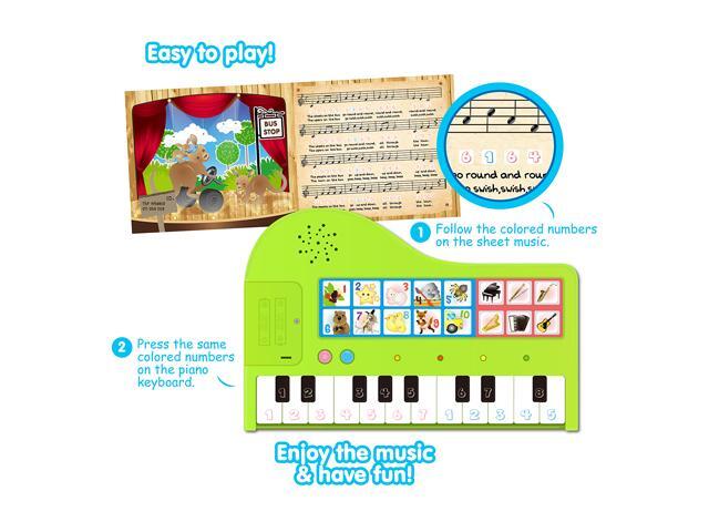 BEST LEARNING My First Piano Book Educational Keyboard for Toddlers & Kids Ages 3-5 Christmas Gift