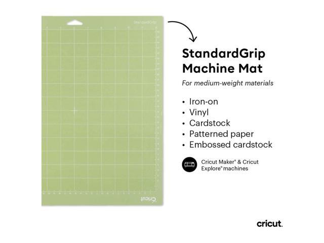 Cricut StandardGrip Adhesive Cutting Mat Green 2 Mats 12'x24' 2001975