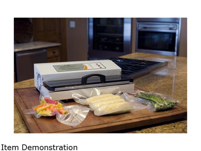 Weston Vacuum Sealer Pro-2100 Powder-Coated Kitchen with Charcoal Lid, White 65-0101