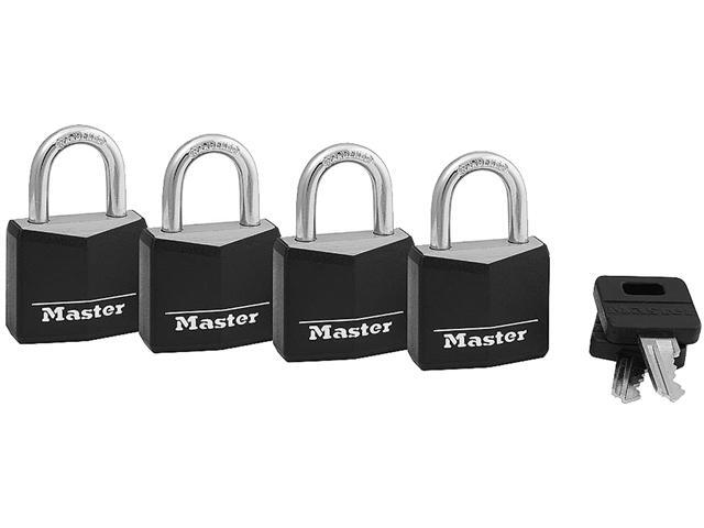 Master Lock 131Q 4 Count 1-3/16' Brass Weatherproof Padlock