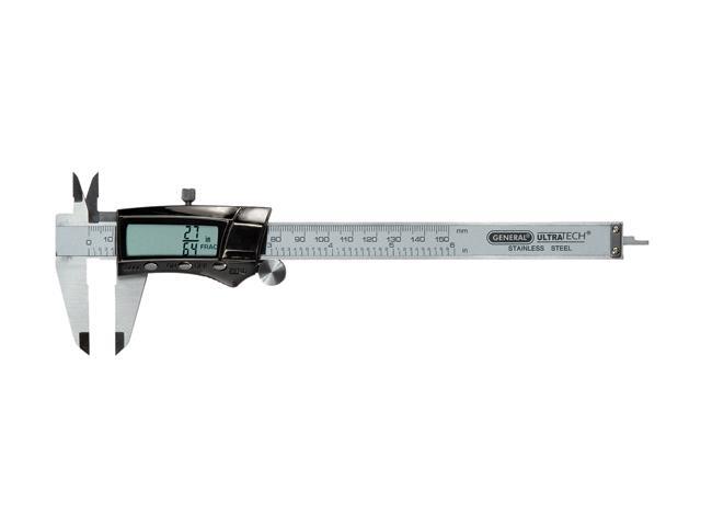 GENERAL TOOLS 6' Fraction & Digital Fractional Caliper