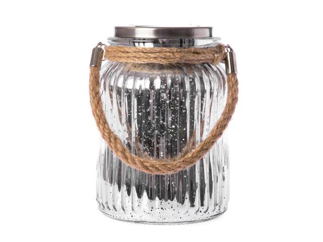 Home Zone Security Solar Lantern Lights: Rotating LED 2-Pack