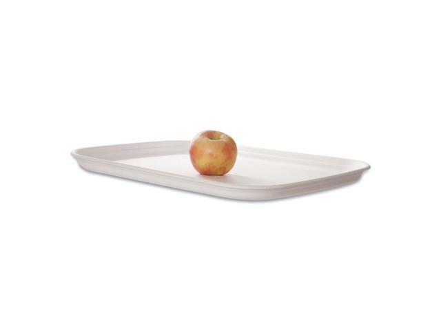 Eco-Products EP-SCTR1317 Regalia Renewable and Compostable Sugarcane Tray, 13 x 17 x 1.3, White, 100/Carton