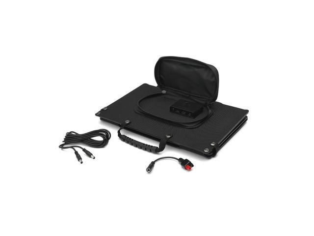Lion Energy - Lion 50W LW (Light Weight) 5V/9V/12V portable solar panel - lightweight (3.5 lbs) w/ build in USB-A and USB-C ports