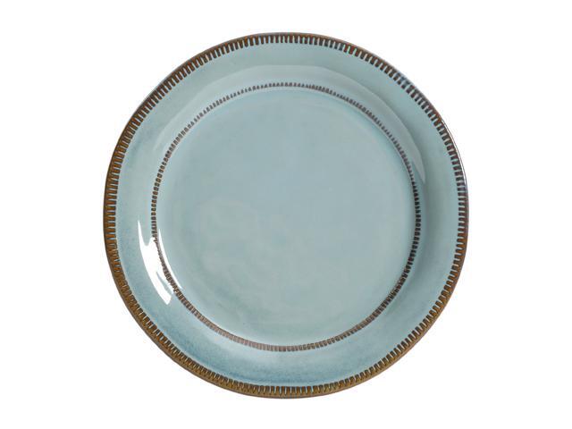 Gibson Elite 116888.12 Terranea 12 Piece Dinnerware Set, Teal