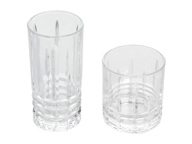 Gibson Home Jewelite 16 Piece Tumbler and Double Old Fashioned Glass Set