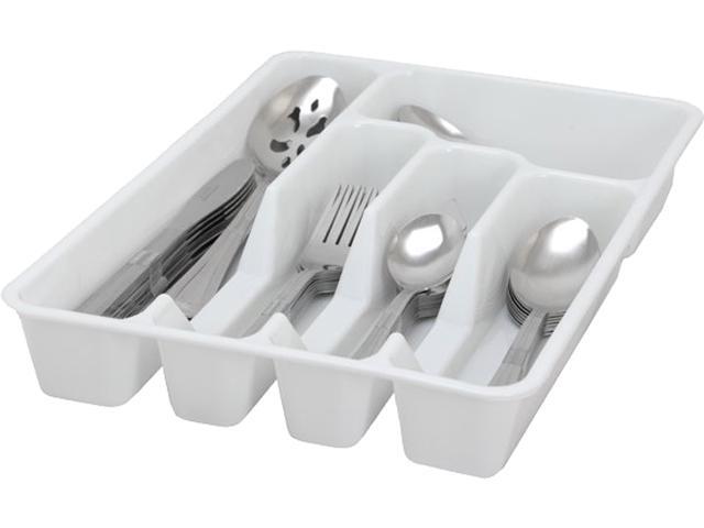 Gibson Overseas Basic Living Aston 45-Piece Flatware Set with Plastic Tray