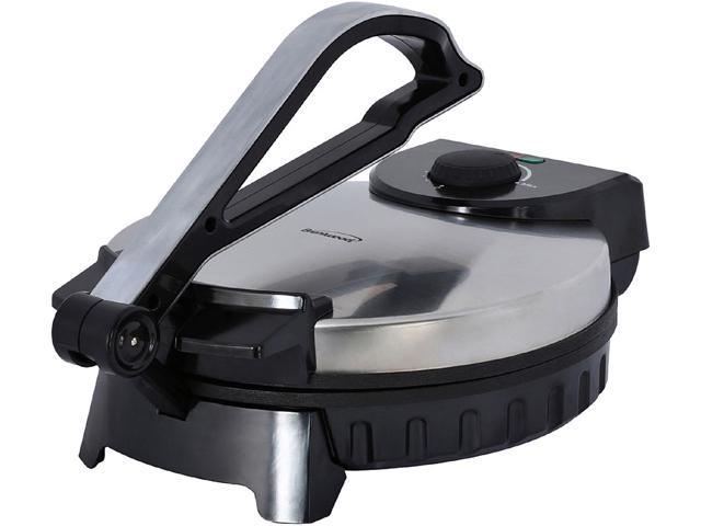 Photos - Toaster Brentwood Stainless Steel Non-Stick Electric Tortilla Warmer Maker, 10-Inc 
