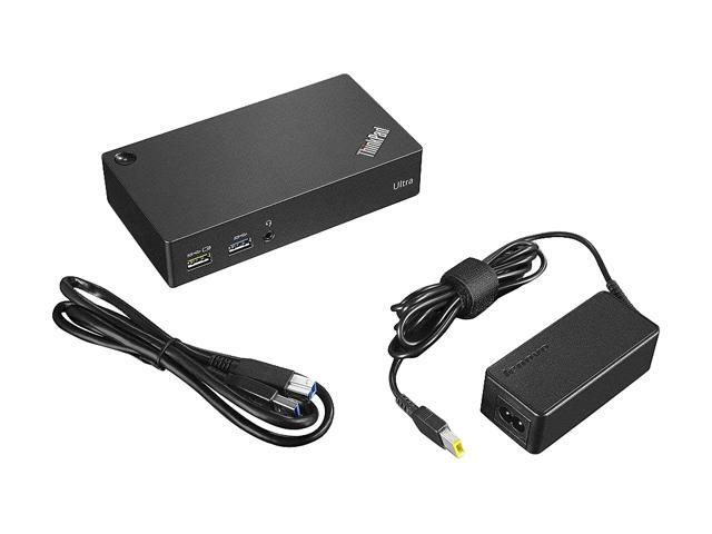 Lenovo Thinkpad USB 3.0 Ultra Dock-US 40A80045US (Super Speed USB 3.0, USB 2.0, HDMI, Display Port)