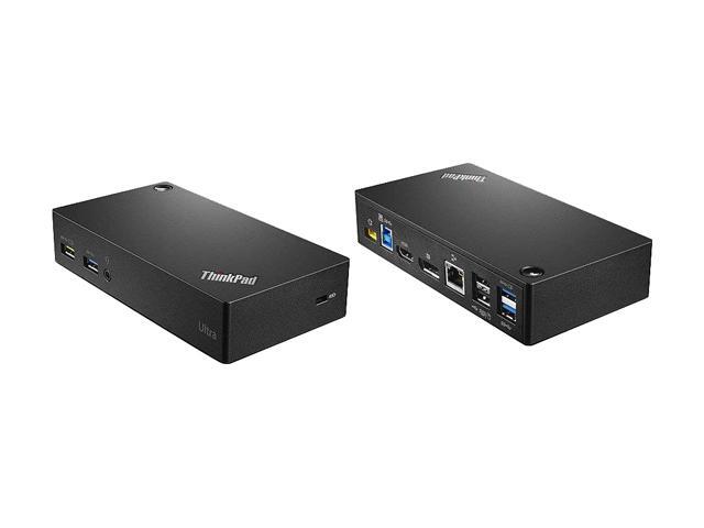 Lenovo Thinkpad USB 3.0 Ultra Dock-US 40A80045US (Super Speed USB 3.0, USB 2.0, HDMI, Display Port)