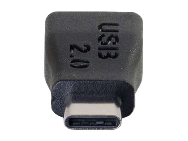 C2G USB 2.0 USB Type C to USB Micro B Adapter M/F - USB C to Phone Black