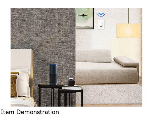 Kasa Smart Light Switch HS200, Single Pole, Needs Neutral Wire, 2.4GHz Wi-Fi Light Switch Works with Alexa and Google Home, UL Certified, No Hub...