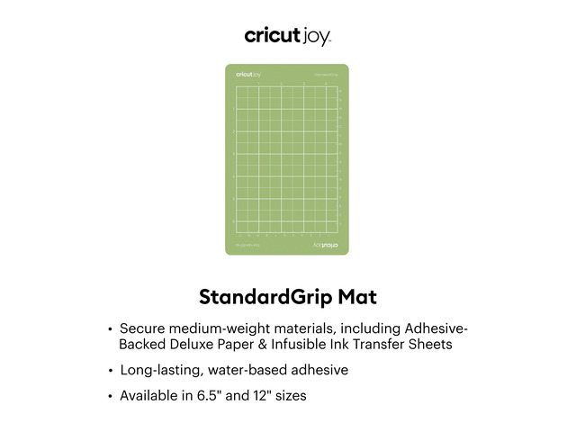 Cricut Joy StandardGrip Cutting Mat Green 1 Mat 4.5'x12' 2007932