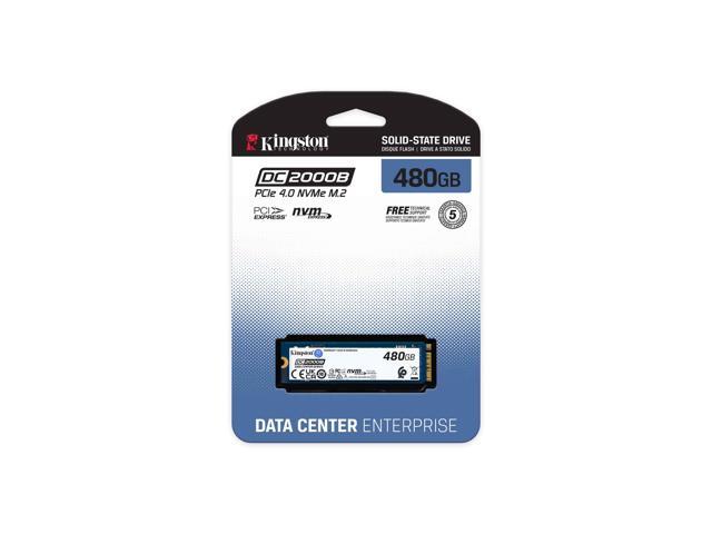 Kingston SEDC2000BM8/480G DC2000B 480 GB Solid State Drive - M.2 2280 Internal - PCI Express NVMe (PCI Express NVMe 4.0 x4) - Server, Data Center...
