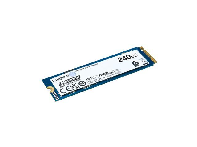 Kingston SEDC2000BM8/240G DC2000B 240 GB Solid State Drive - M.2 2280 Internal - PCI Express NVMe (PCI Express NVMe 4.0 x4) - Server Device...