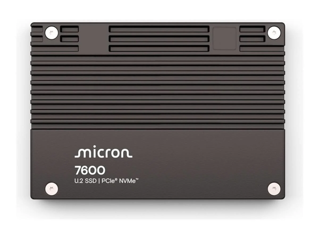 MICRON 7600 MAX 1.6TB NVME U.2 (15MM) ENTERPRISE SSD SINGLE PACK