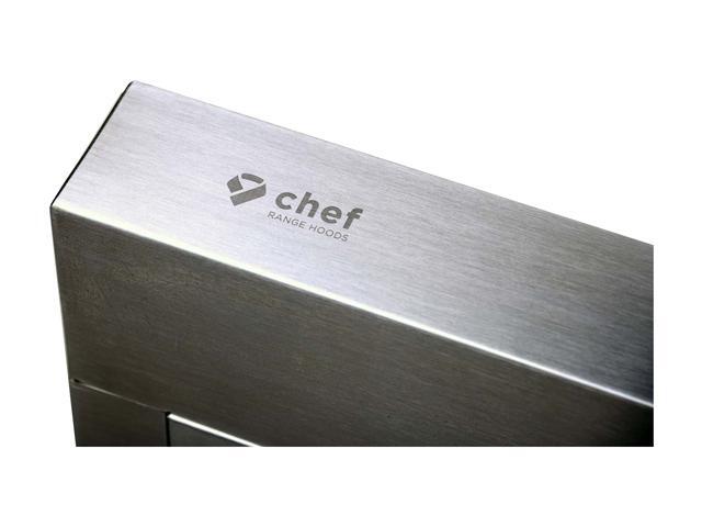 Chef 30" WM-530SS-30P Wall Mount Range Hood w/ Powerful Blower, Mechanic Button Control, Dishwasher Safe Baffle Filters, LED Lamps, Fits 6" Duct or...