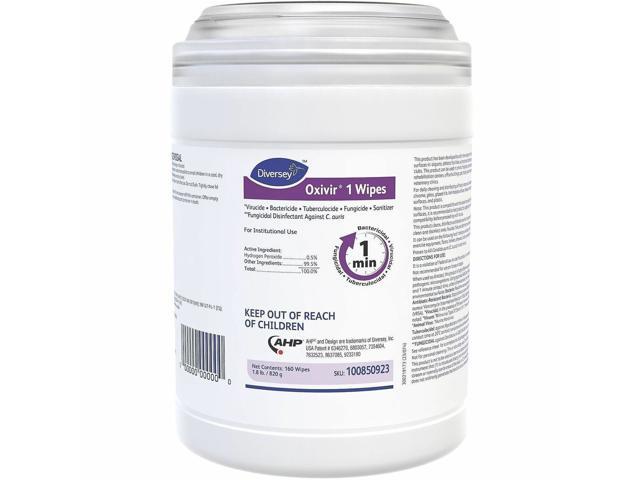 Diversey Oxivir Disinfectant Wipe - Cherry Almond Scent - 160/Pack - 12 / Container 100850923